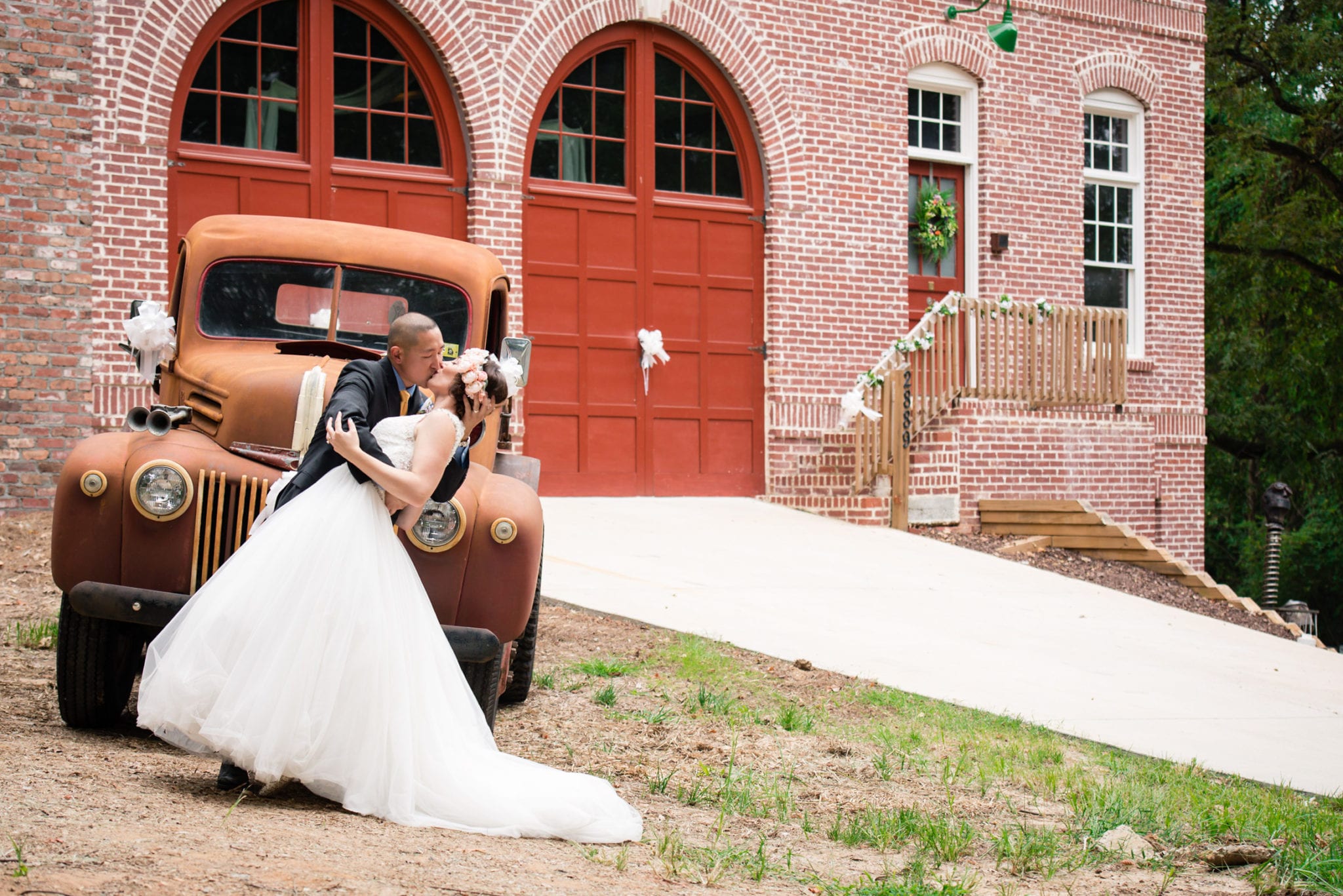 Swept off her feet...